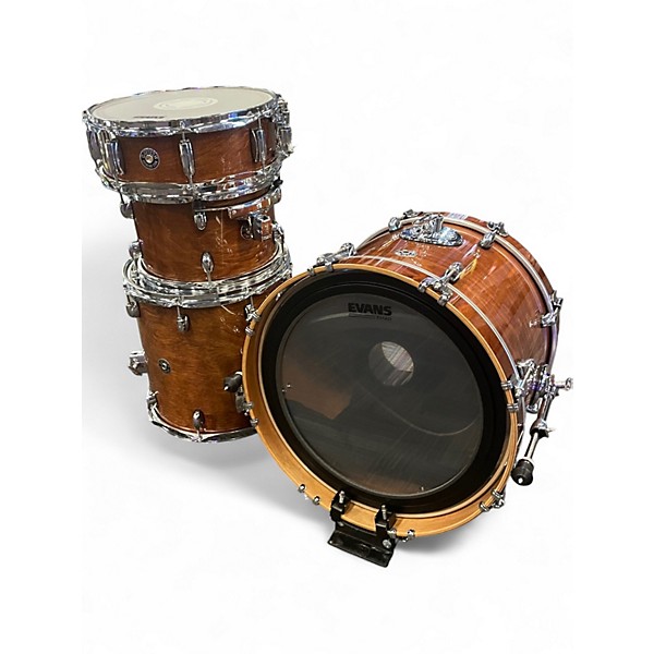 Used Gretsch Drums 4 Piece Catalina Club Jazz Series Walnut Glaze Drum Kit