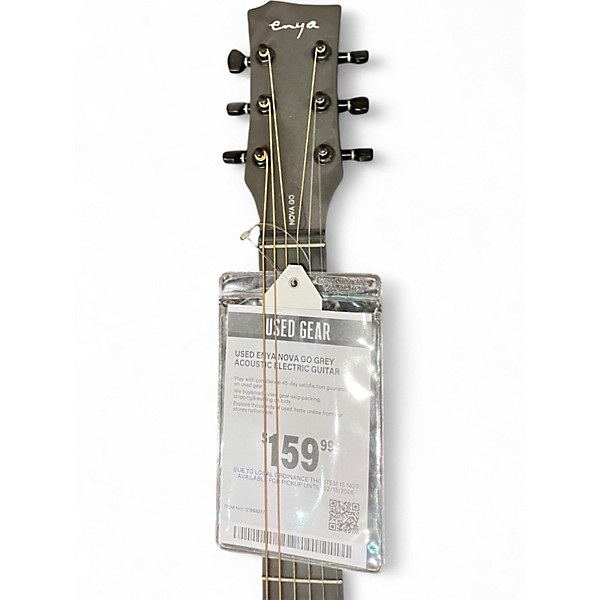 Used Enya Nova Go Grey Acoustic Electric Guitar