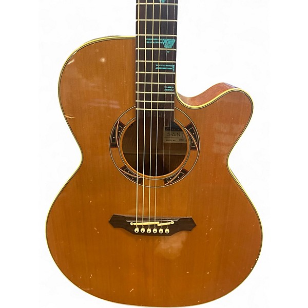 Used Takamine Santa Fe ESF98 Natural Acoustic Guitar
