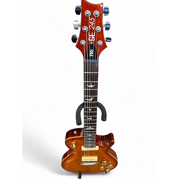 Used PRS SE245 Cherry Sunburst Solid Body Electric Guitar