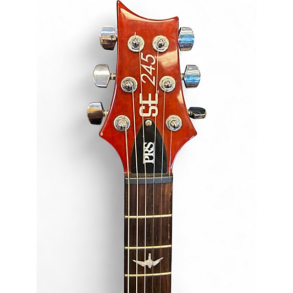 Used PRS SE245 Cherry Sunburst Solid Body Electric Guitar