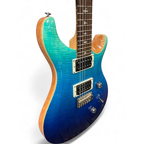 Used PRS SE Custom 24 Sapphire Fade Solid Body Electric Guitar