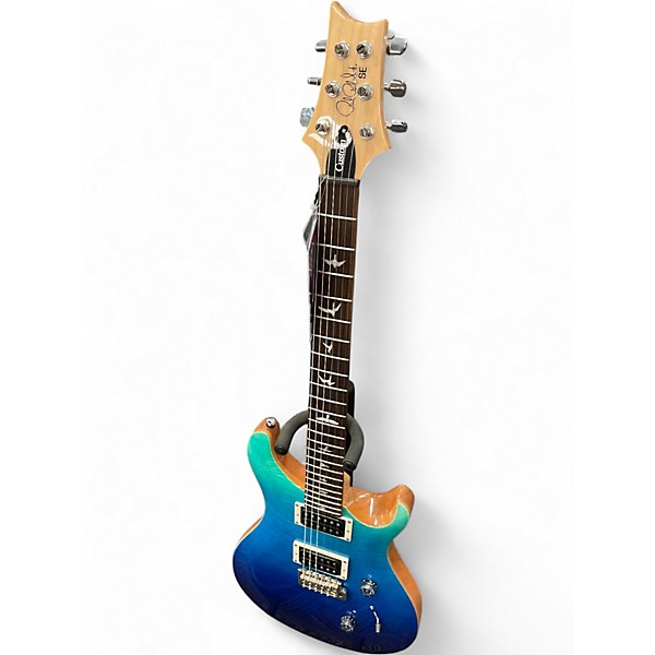 Used PRS SE Custom 24 Sapphire Fade Solid Body Electric Guitar