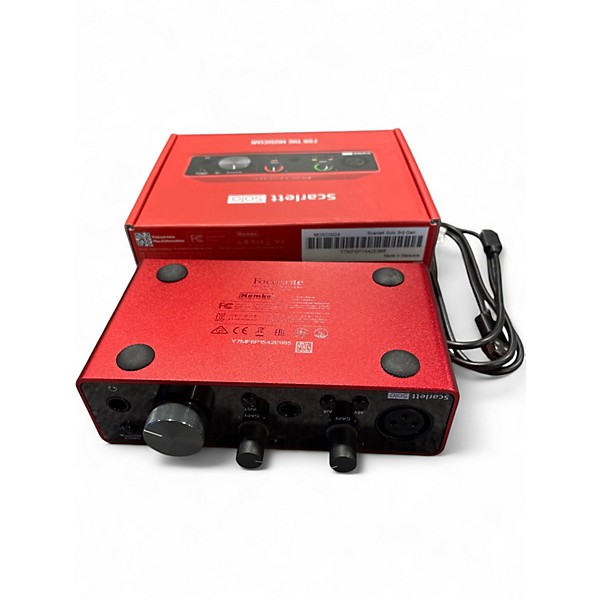 Used Focusrite Scarlett Solo Gen 3 Audio Interface