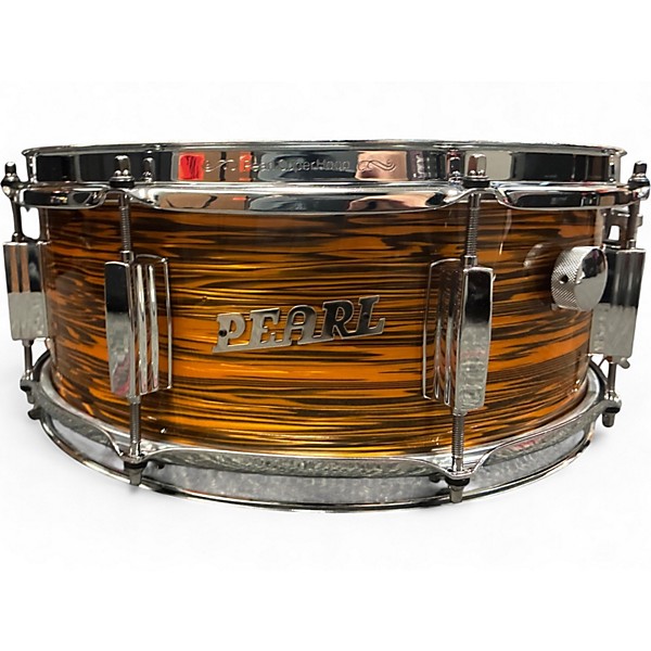 Used Pearl 6X14 President Tiger Stripe Drum