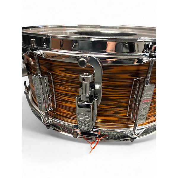 Used Pearl 6X14 President Tiger Stripe Drum