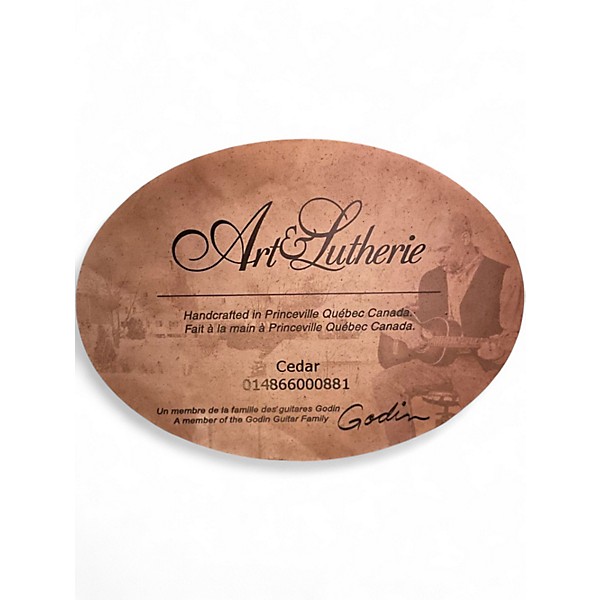 Used Art & Lutherie Cedar Dreadnought Natural Cedar Acoustic Guitar