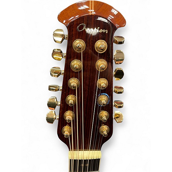 Used Ovation C2059AXP 2 Color Sunburst 12 String Acoustic Electric Guitar