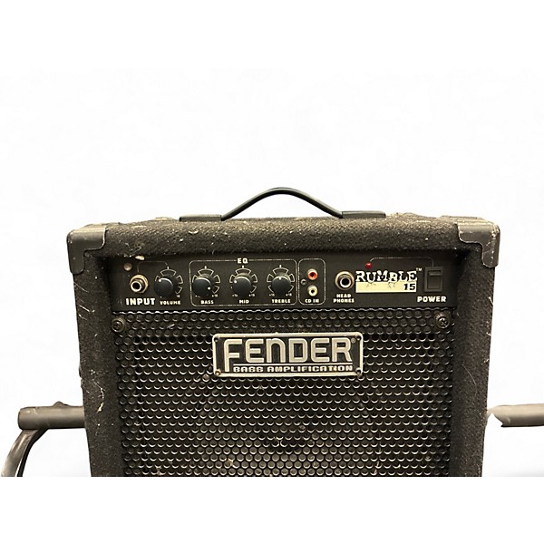 Used Fender Rumble 15 15W 1X8 Bass Combo Amp