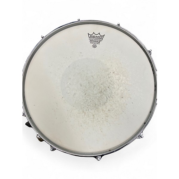 Used TAMA 14X6.5 Made In Japan Artwood Birch Snare Drum Antique White Drum