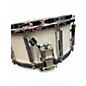 Used TAMA 14X6.5 Made In Japan Artwood Birch Snare Drum Antique White Drum