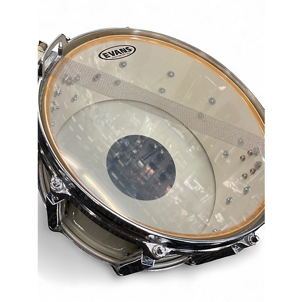 Used TAMA 14X6.5 Made In Japan Artwood Birch Snare Drum Antique White Drum