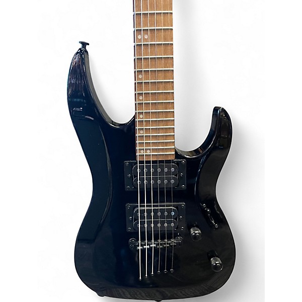 Used Mitchell MM100 Mini Black Solid Body Electric Guitar