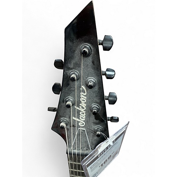 Used Jackson JS22 Dinky Black Solid Body Electric Guitar