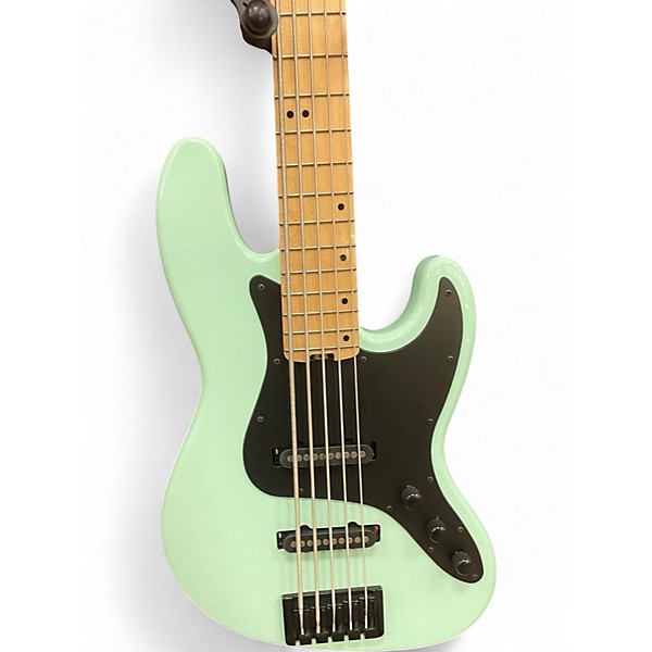Used Schecter Guitar Research DIAMOND SERIES P-5 Surf Green Electric Bass Guitar