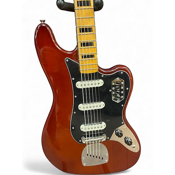 Used Squier VI  Iced Tea Baritone Guitars