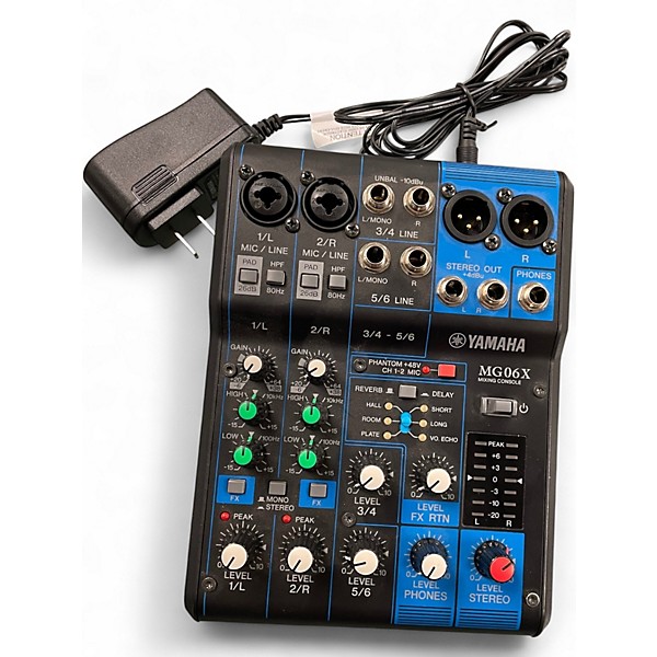 Used Yamaha MG06X Unpowered Mixer