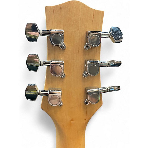 Used Univox LES PAUL STYLE Black Solid Body Electric Guitar