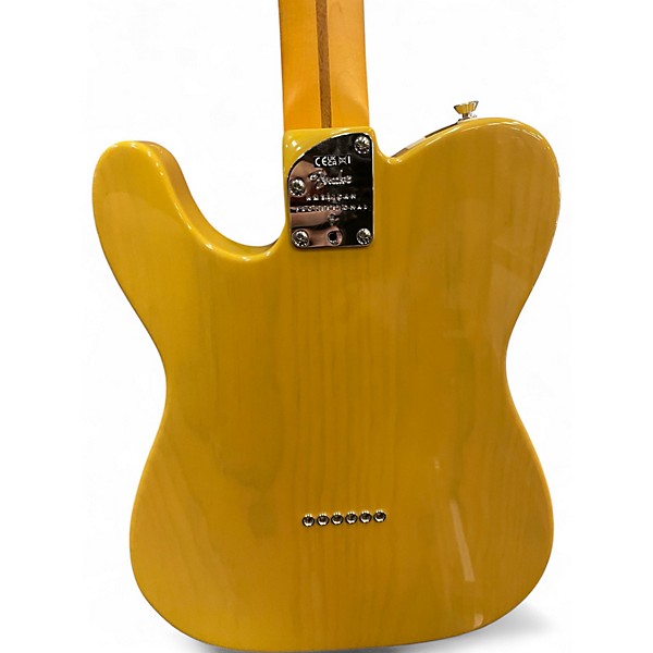 Used Fender American Professional II Telecaster Butterscotch Blonde Solid Body Electric Guitar