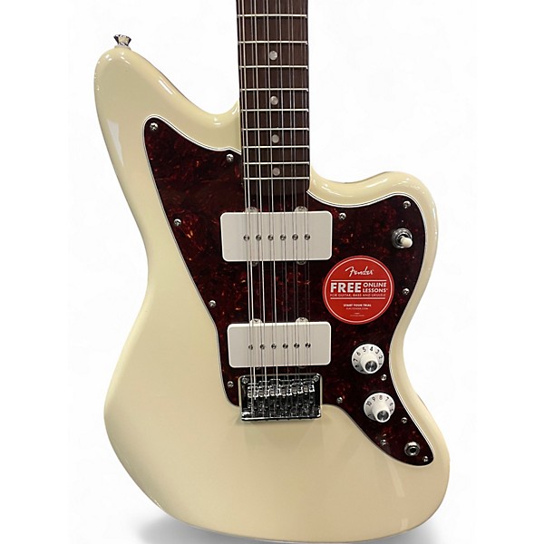 Used Squier  Paranormal Jazzmaster XII OFF WHITE Solid Body Electric Guitar