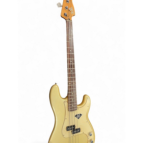 Used Fender DIAMOND ANNIVERSARY PRECISION BASS Gold Electric Bass Guitar