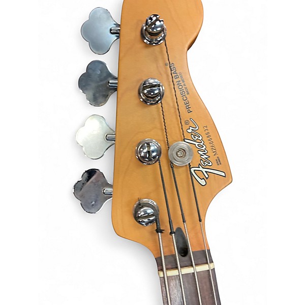 Used Fender DIAMOND ANNIVERSARY PRECISION BASS Gold Electric Bass Guitar