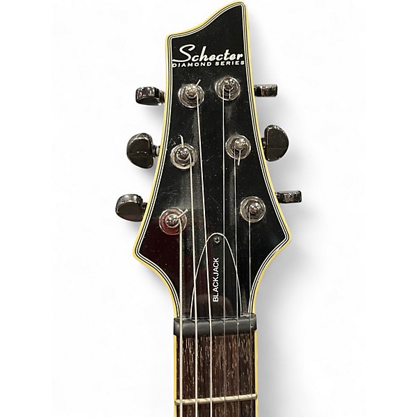 Used Schecter Guitar Research PT Blackjack Black Solid Body Electric Guitar