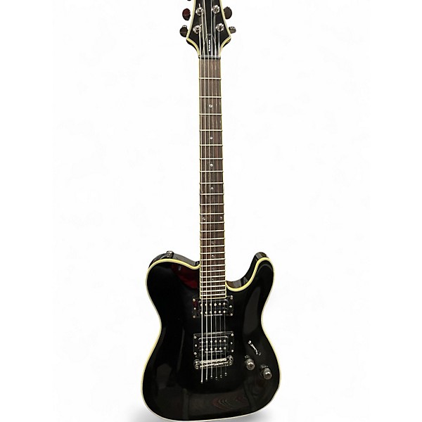 Used Schecter Guitar Research PT Blackjack Black Solid Body Electric Guitar