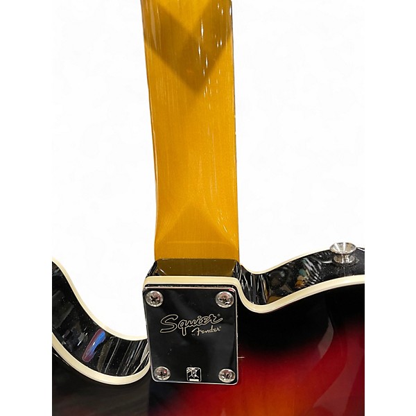 Used Squier Classic Vibe Telecaster Custom 3 Color Sunburst Solid Body Electric Guitar