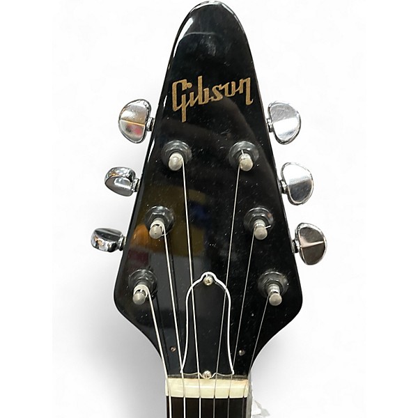 Vintage 1984 Gibson Flying V Ebony Solid Body Electric Guitar