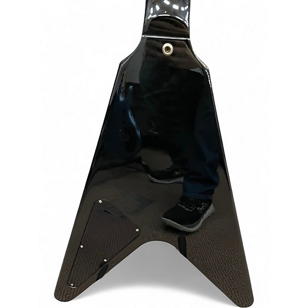 Vintage 1984 Gibson Flying V Ebony Solid Body Electric Guitar