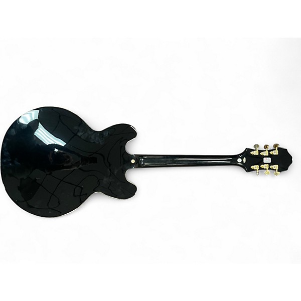 Used Epiphone Sheraton II Black Hollow Body Electric Guitar
