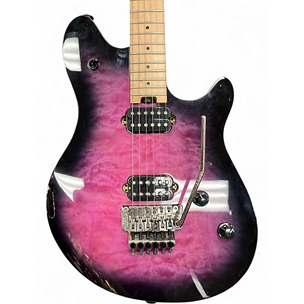 Used EVH Wolfgang Standard Purple Quilt Solid Body Electric Guitar