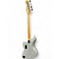 Used Squier Jaguar Bass Black and Silver Electric Bass Guitar