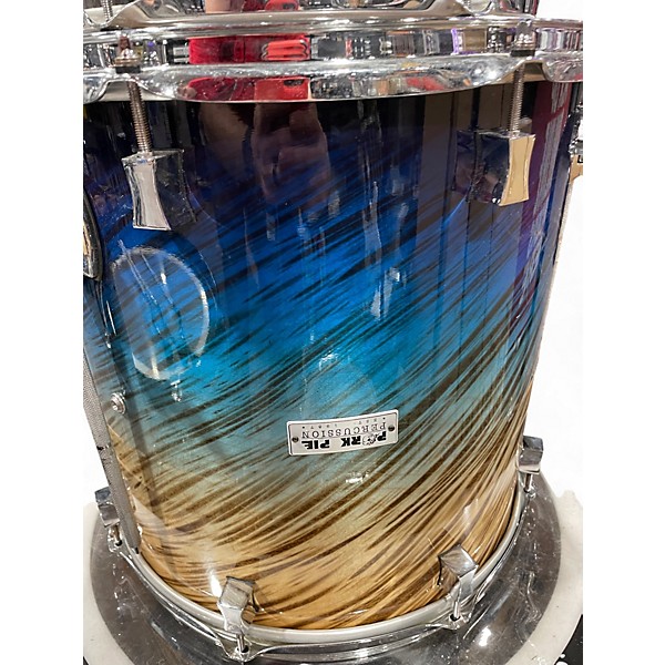 Used Pork Pie USA 3 Piece BIRCH BLUE BLUE DIP FADE Drum Kit