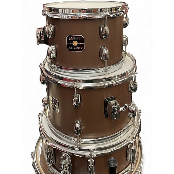 Used Gretsch Drums 5 Piece Energy Hazelnut Drum Kit