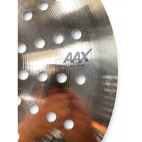 Used SABIAN 18in AAX AERO CRASH Cymbal