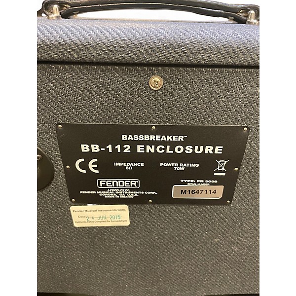 Used Fender Bassbreaker 70W 1x12 Guitar Cabinet