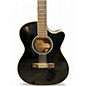 Used Crafter Guitars HTC 24EQ Black Acoustic Guitar