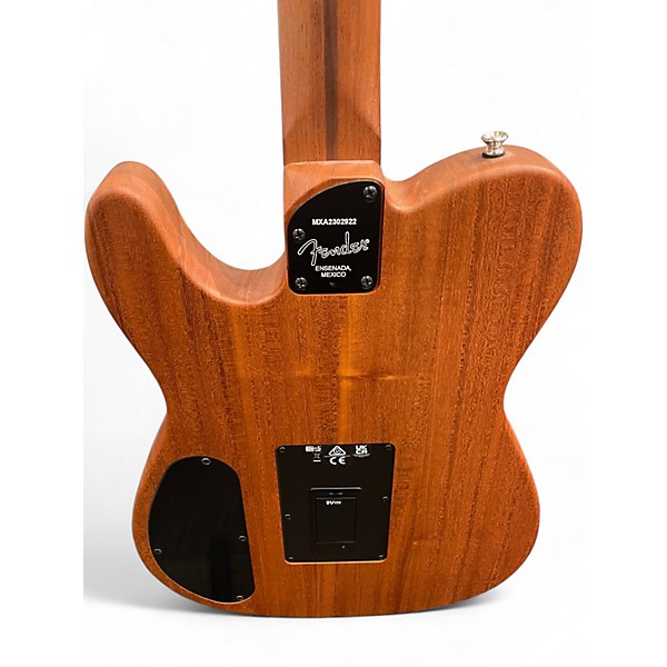 Used Fender Acoustasonic Player Telecaster Black Acoustic Electric Guitar