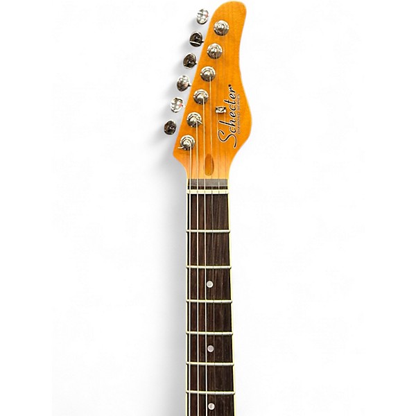 Used Schecter Guitar Research PT Purple Solid Body Electric Guitar