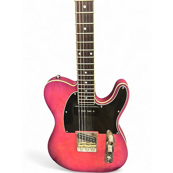 Used Schecter Guitar Research PT Purple Solid Body Electric Guitar