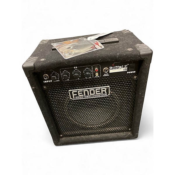 Used Fender Rumble 15 15W 1X8 Bass Combo Amp
