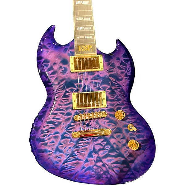 Used ESP Viper PURPLE SUNBURST Solid Body Electric Guitar