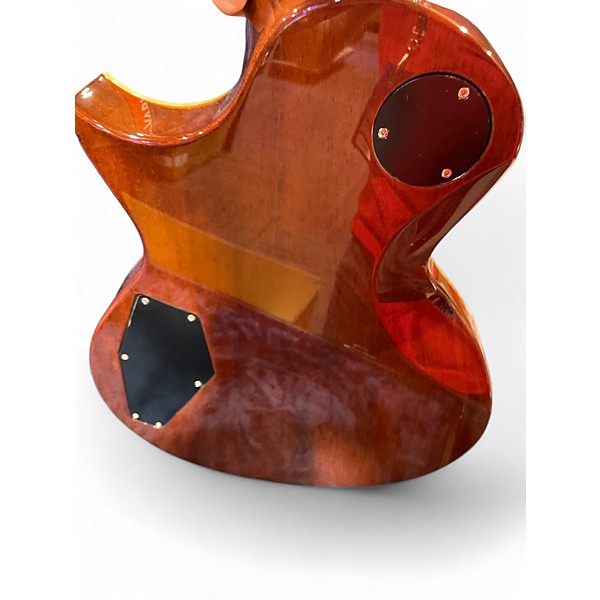 Used ESP USA Eclipse TIGER EYE SUNBURST Solid Body Electric Guitar