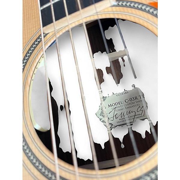 Used Larrivee C03RTE Natural Acoustic Electric Guitar