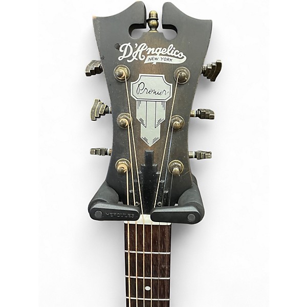 Used D'Angelico DAPCSG200ATBAP Worn Brown Acoustic Electric Guitar