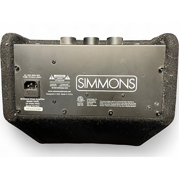Used Simmons DA25 Drum Amplifier