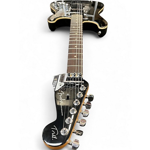 Used Fender Tom Morello Soul Power Stratocaster Black Solid Body Electric Guitar