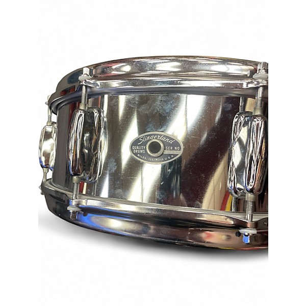 Used Slingerland 5in steel snare Chrome Drum